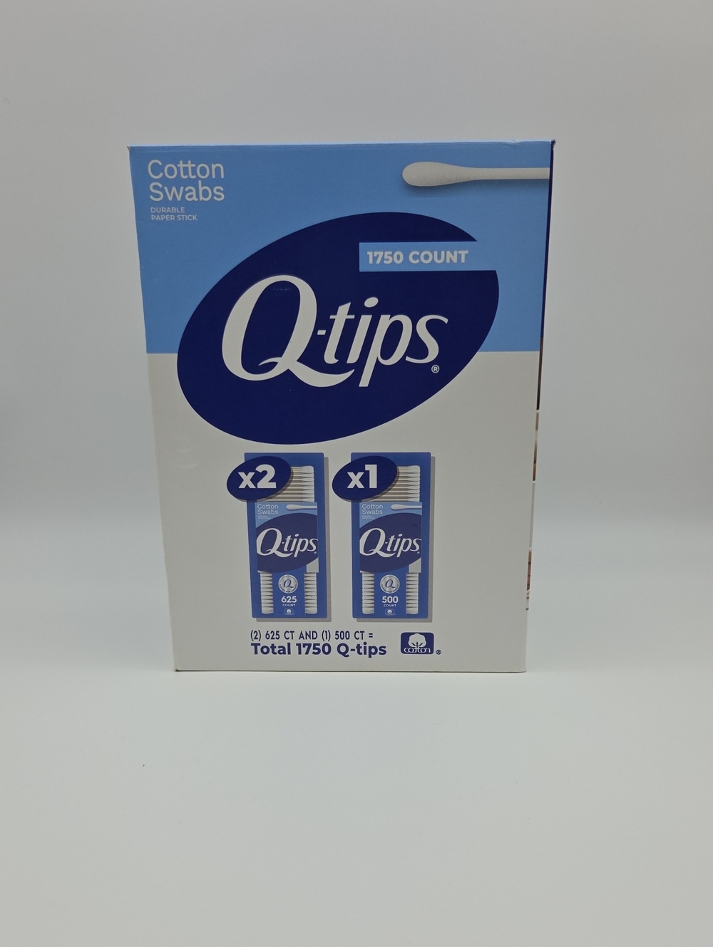 Q-tips Cotton Swabs Bulk Pack 1750 Count